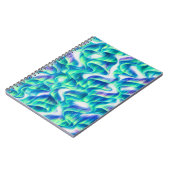 Carnet Aurore Boréale Motif Abstrait (Côté gauche)