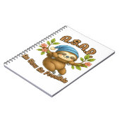 Carnet Aussi Lent Que Possible - Joli Sloth ASAP Classic (Côté gauche)