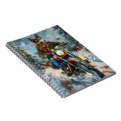 Carnet Australian Kelpie Chien équitation moto Noël (Côté Droit)