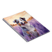 Carnet Australian Shepherd en Lavender (Côté Droit)