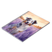 Carnet Australian Shepherd en Lavender (Côté gauche)