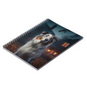 Carnet Australian Shepherd Halloween Épouvantable (Côté gauche)