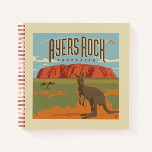 Carnet Australie | Ayers Rock Kangaroos (Devant)