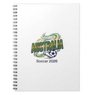 Carnet Australie Football 2026 Football Gras Pays Typogra