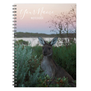 Carnet Australie Kangaroo Animaux Sunset Nature