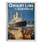 CARNET AUSTRALIE OCEAN LINER OTRANTO (Devant)