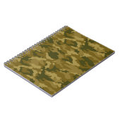Carnet Authentique Camouflage militaire de l'Armée Verte (Côté gauche)