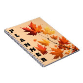 Carnet Authumn leaves Spiral Photo Notebook (Côté Droit)