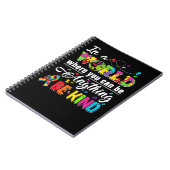 Carnet Autisme Autistique Être gentil Sensibilisation Aut (Côté gauche)