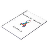 Carnet Autisme contre l'ignorance (Côté gauche)