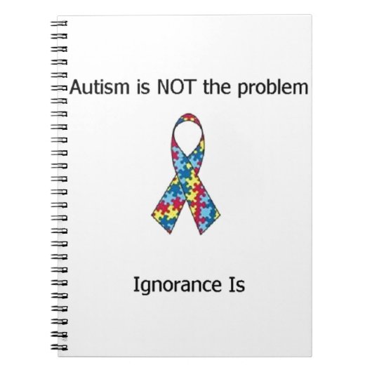 Carnet Autisme contre l'ignorance (Devant)
