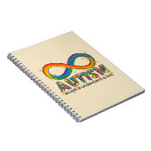 Carnet Autisme Symbole Infini Accepter, Comprendre, Amour (Côté Droit)