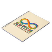 Carnet Autisme Symbole Infini Accepter, Comprendre, Amour (Côté gauche)