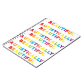 Carnet Autistement Belle (Côté gauche)