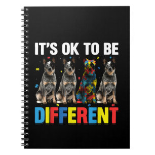 Carnet Autistic It's Ok To Be Different Australian Cattle