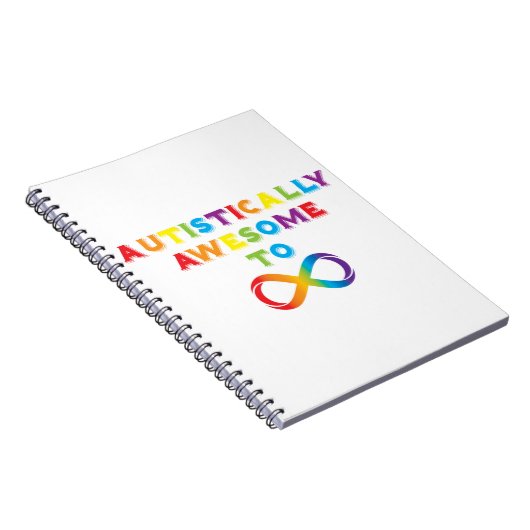 Carnet Autistically Awesome To Infinity (Côté Droit)