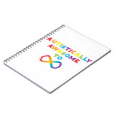 Carnet Autistically Awesome To Infinity (Côté gauche)