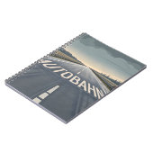 Carnet Autobahn Infinite Road Perspective Art (Côté gauche)