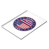 Carnet Autocollant Hawaii, Hawaii, USA (Côté gauche)