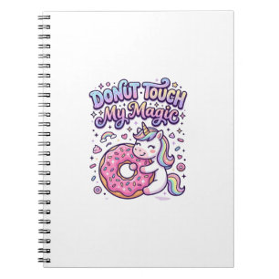 Carnet Autocollant idée cadeau magique Licorne Donut Touc