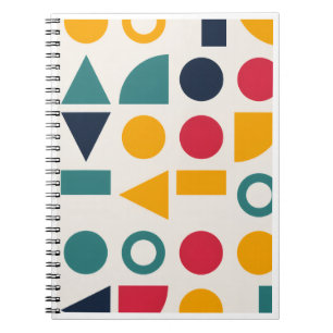 Carnet Autocollants de motif de formes géométriques Bauha