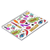 Carnet "Autocollants tendance (Côté gauche)