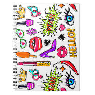 Carnet "Autocollants tendance
