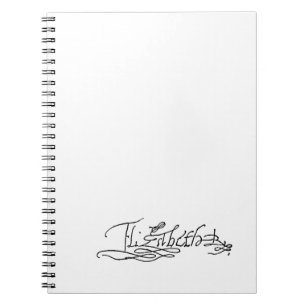 Carnet Autographe de la Reine Elizabeth I de l'Angleterre