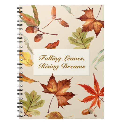Carnet Automne (Devant)