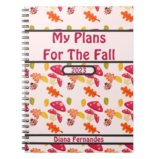 Carnet Automne (Devant)