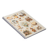 Carnet Automne Automne Favori Motif esthétique essentiel (Côté Droit)