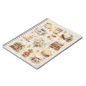 Carnet Automne Automne Favori Motif esthétique essentiel (Côté gauche)