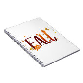 Carnet Automne/Automne/Feuille (Côté Droit)