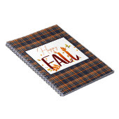 Carnet automne/automne/feuille/plaid (Côté Droit)