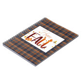 Carnet automne/automne/feuille/plaid (Côté gauche)