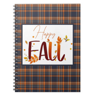 Carnet automne/automne/feuille/plaid