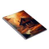 Carnet Automne/Automne/Halloween/Peinture rustique (Côté Droit)