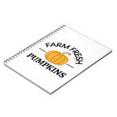 Carnet Automne citrouille Automne (Côté gauche)