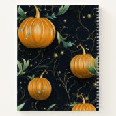 Carnet Automne Citrouille Étincelles Design Famille Recet (Dos)