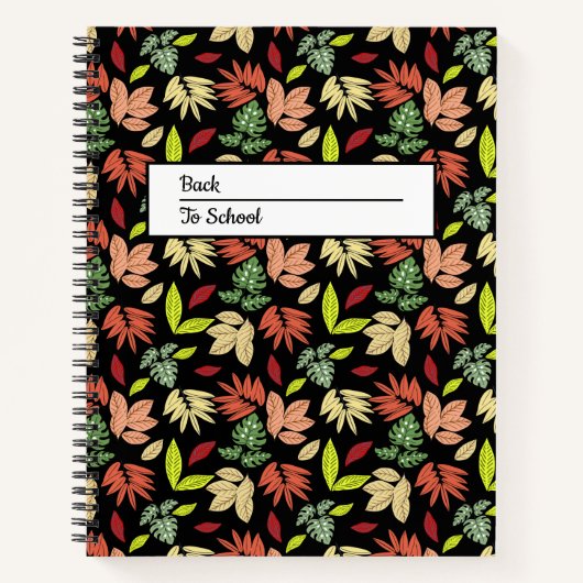 Carnet Automne coloré (Devant)
