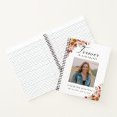 Carnet Automne Funérailles pour toujours dans nos coeurs  (Intérieur)