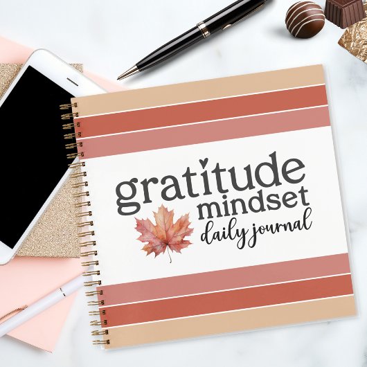 Carnet Automne "Gratitude Mindset Daily Journal"
