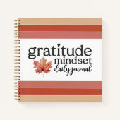 Carnet Automne "Gratitude Mindset Daily Journal" (Devant)