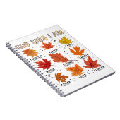 Carnet automne moisson Thanksgiving saison falli (Côté Droit)