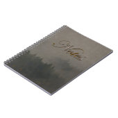 Carnet Automne Moods Misty Forest Photo Art Nature Scène (Côté gauche)