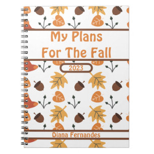 Carnet Automne personnalisé
