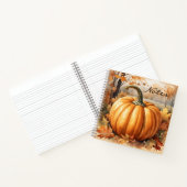 Carnet Automne Saison Automne Thème Citrouille (Intérieur)