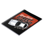 Carnet Automobile de course de rue personnalisée (Côté gauche)
