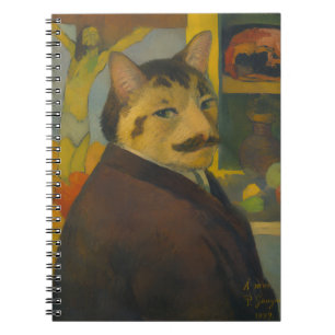Carnet Autoportrait de Paul Gauguin en chat