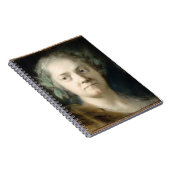 Carnet Autoportrait (huile sur le papier) (Côté Droit)